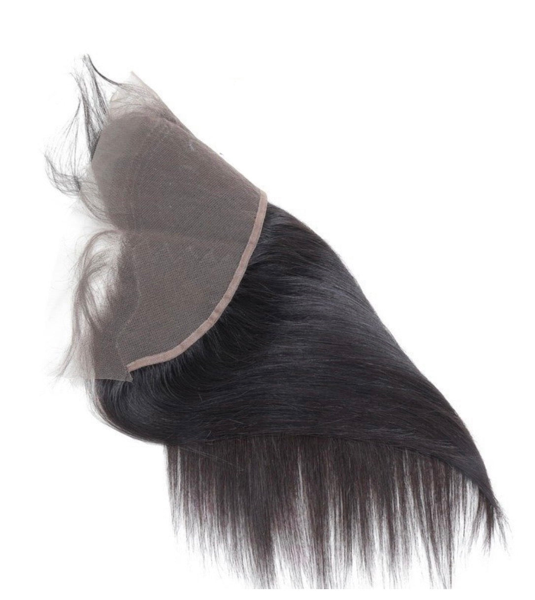 Brazilian Blue Label Straight Frontal 12-20”