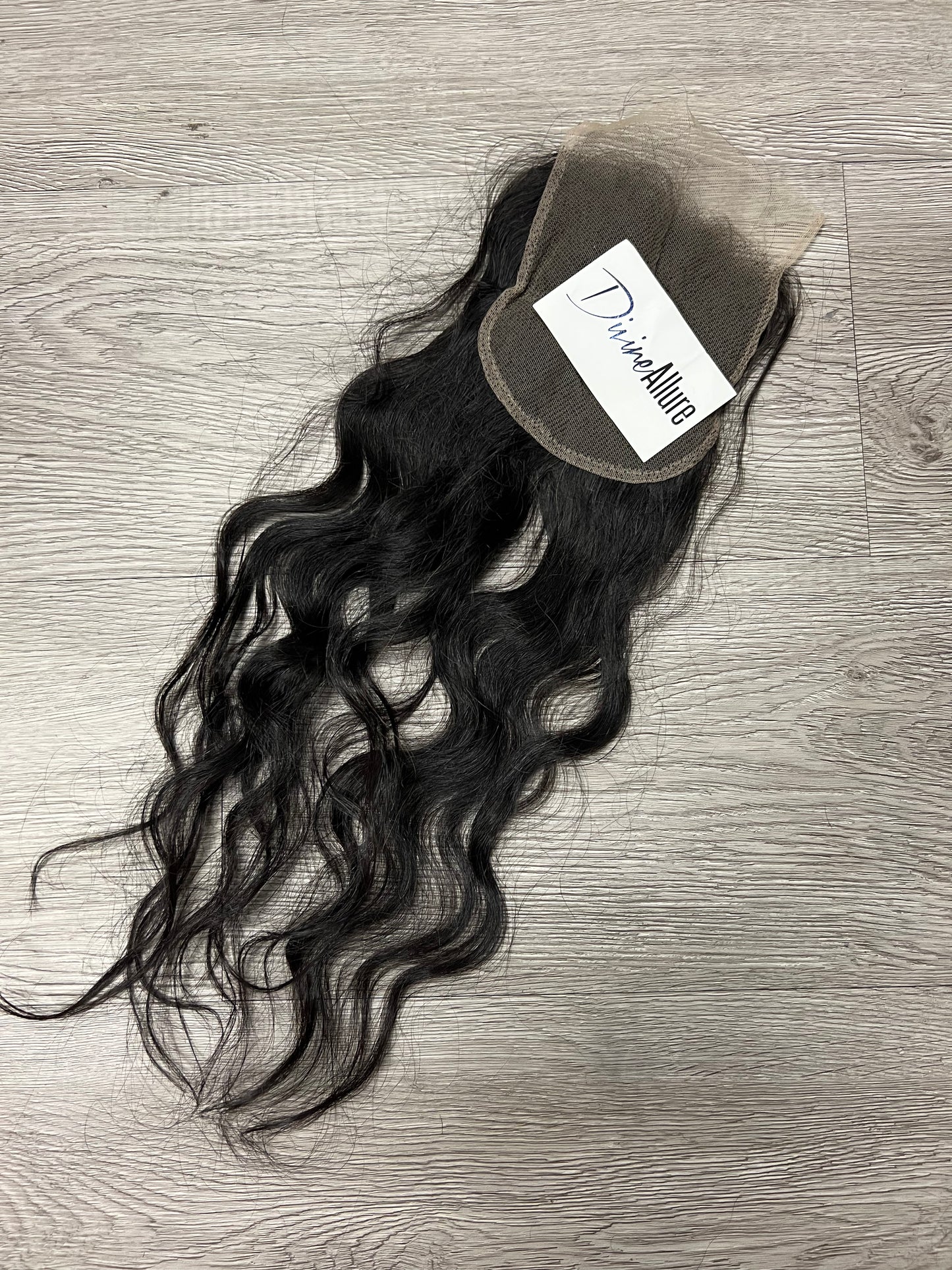 Divine Allure Cambodian Loose Wave Closure 5x5 16”-20”