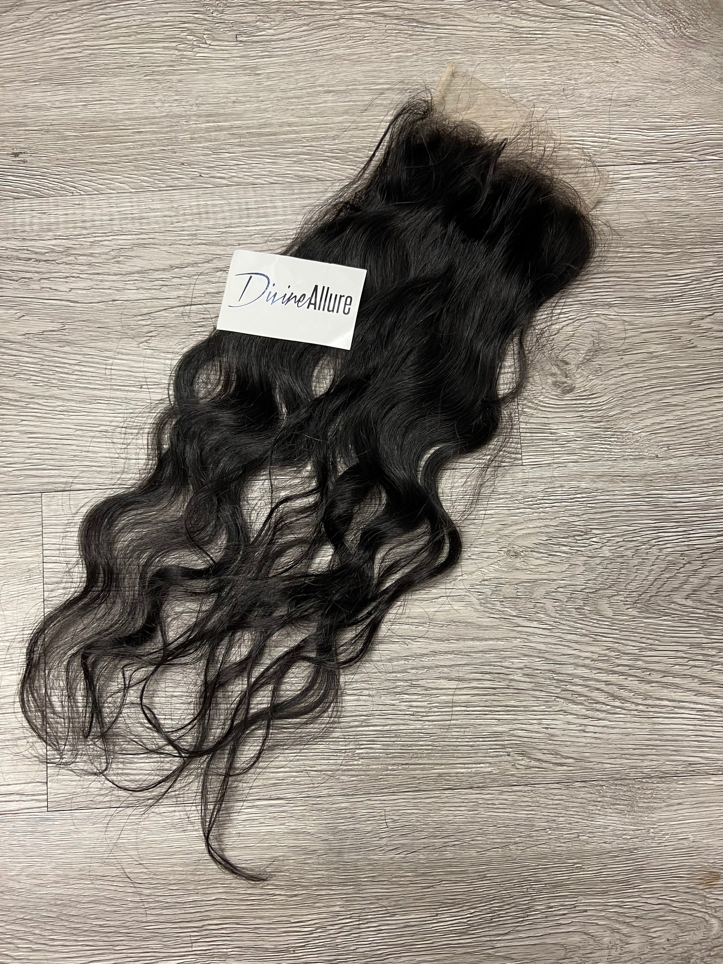Divine Allure Cambodian Loose Wave Closure 5x5 16”-20”